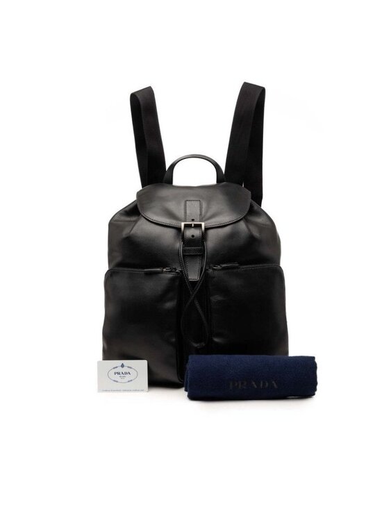 Prada Backpack Black Leather main image 4